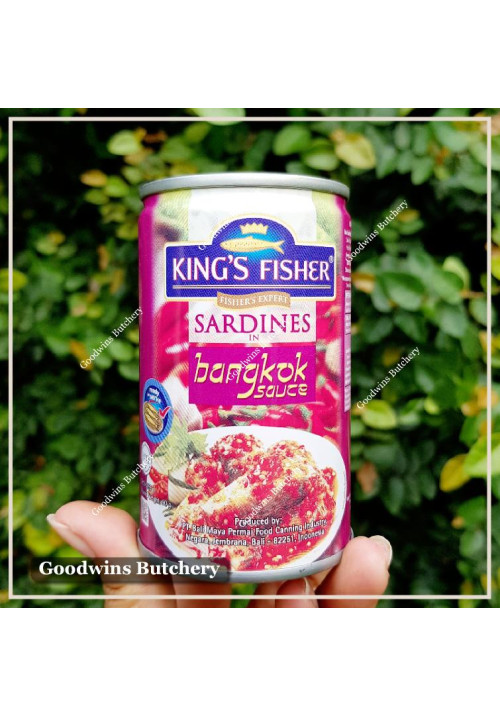 King's Fisher Bali SARDEN SAMBAL BANGKOK sardine Bangkok chili sauce HALAL 155g